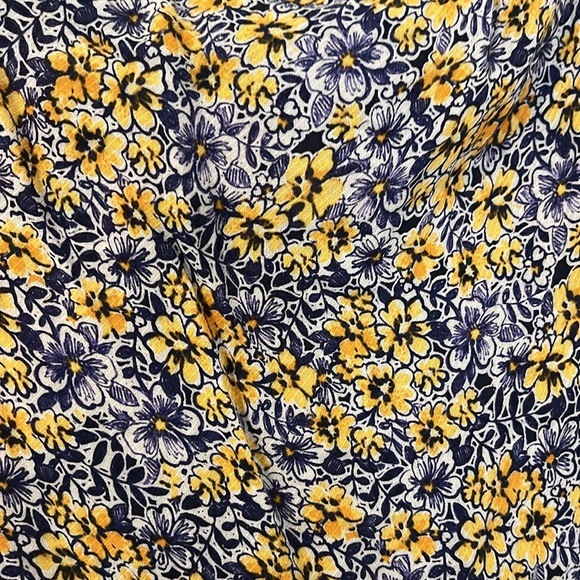 Blue and yellow floral romper - Picture 4 of 4